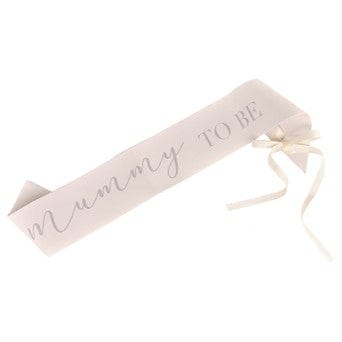 Kremaður "Mummy to be" borði