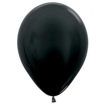 Svört metal  blaðra- 30cm