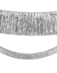 Silfur þykkt kögur - 22cmx135cm