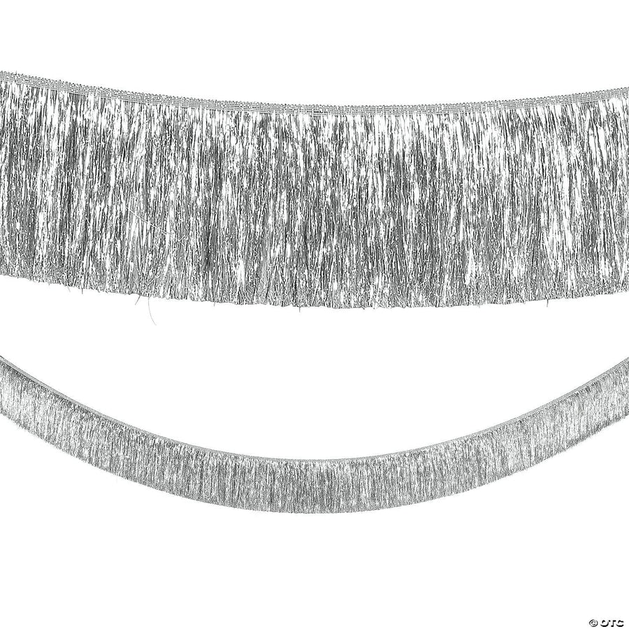 Silfur þykkt kögur - 22cmx135cm