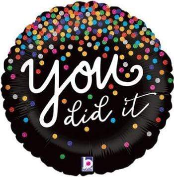 Útskriftarblaðra, "you did it" - 45cm